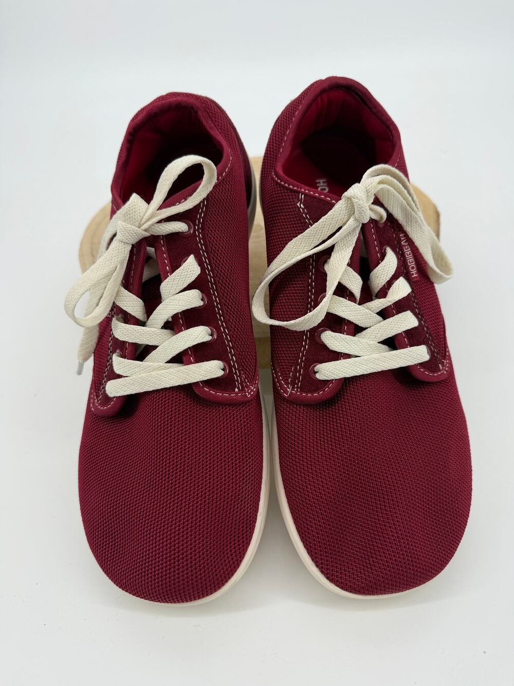 Hobibear Sage - Breathable Summer Barefoot Shoes, Burgundy SZ 44 Men US 11